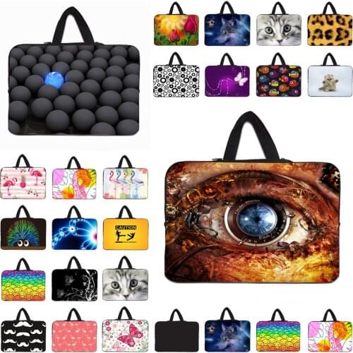 Laptop Sleeve Neoprene Bag Handle 10 12 13 14 15 17 15.6 13.3 Notebook Carry Handbag Case For Chuwi Huawei Matebook D14 D15 2020
