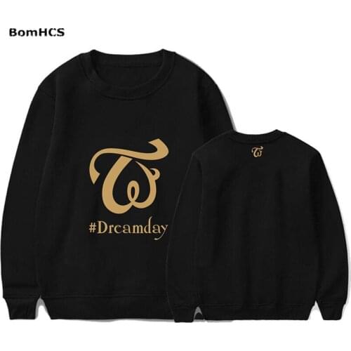 BomHCS Kpop Stray Kids MIROH Cotton Pullovers Unisex Sweatshirts Sports Tops Outwear (Black Grey Red White )