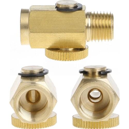 1/4'' NPT Brass Compressed Air Pressure ValveInline Regulator Solid Tool