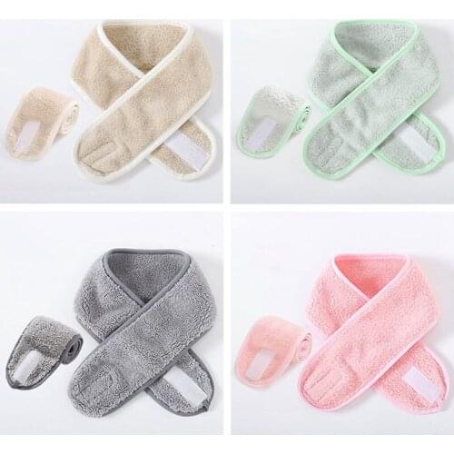 Fashion Spa Bath Shower Wash Face Elastic Hair Bands Head Turban Ladies Cosmetic Fabric Towel Make Up Tiara Headbands