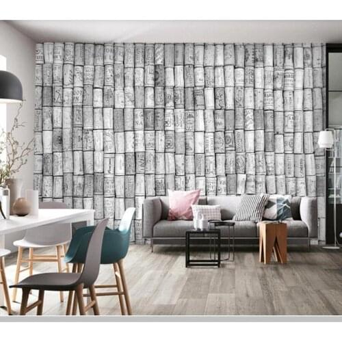 Papel de parede Fashion European and American style bottle 3D wallpaper,living room bedroom wall papers home decor bar mural