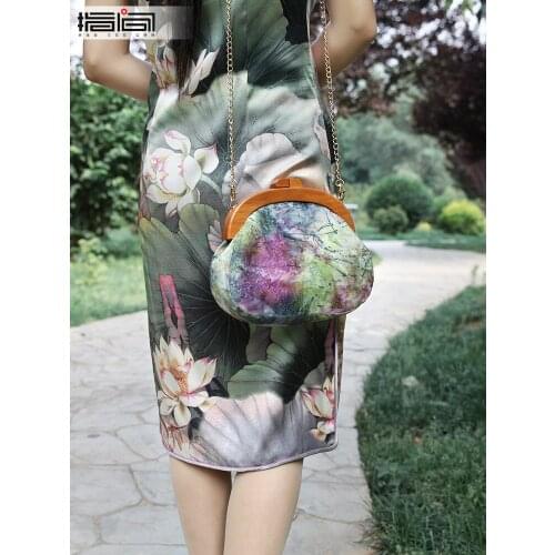 Embroidery factory wholesale latest hand-made DIY casual sewing semi-finished non-iron shoulder diagonal bag