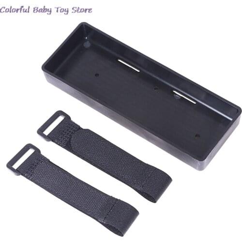 3pcs Plastic Battery Box Bracket Tray Case Battery Storage Box For 1/10 1/8 RC Cars Accessories