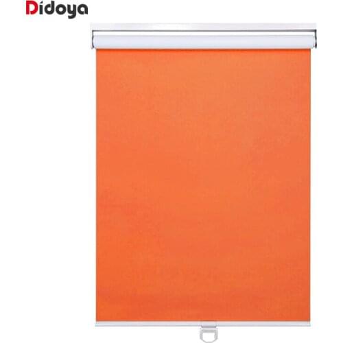 Custom Size blue Coffee Orange Half Blackout Roller Blinds Office Kitchen Bed Room Full Shade Quality Window Blinds