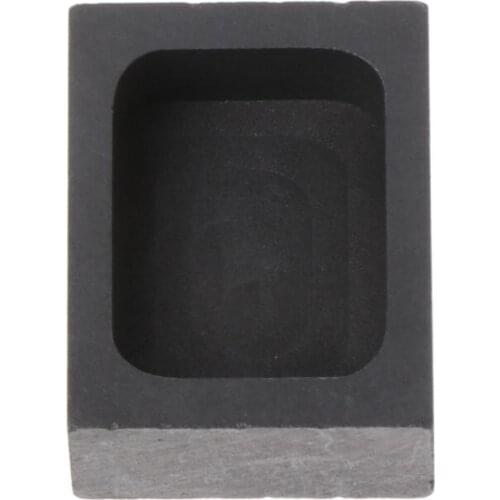High Purity Black Graphite Ingot Bar Mold Mould Crucible for Melting Gold Silver Brass Casting Refining Jewelry Tools