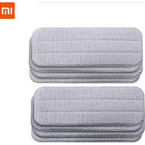 Xiaomi Mijia Deerma Replace Mop Cloth Rags for Mi Mijia Water Spray Mop 360 Rotating Cleaning Cloth Head Wooden Carbon Fibe