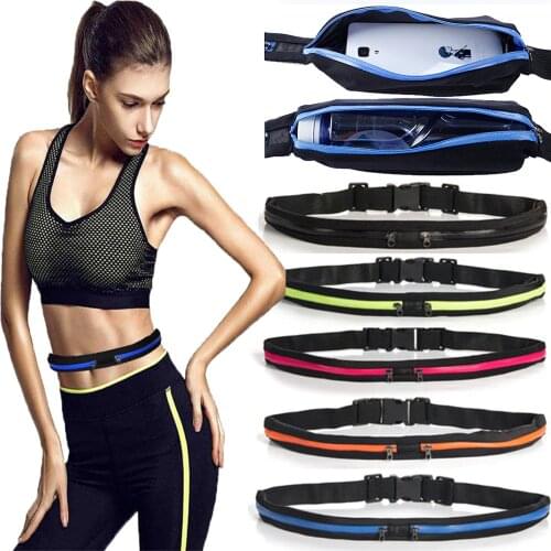 Sports Bag Running Waist Bag Belt Pocket Jogging Portable Waterproof Cycling Bum Waistbag Men Women Fashion Travel Sport Pouch