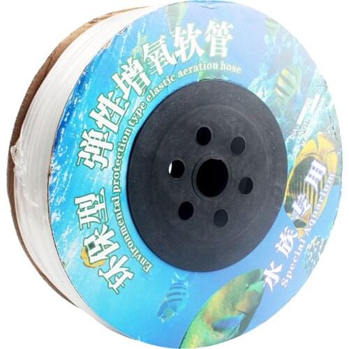 Aquarium Standard Airline Air Pipe Clear Plastic Flexible Rubber Air Pump Oxygen Tubing for Fish Tank 328 Feet