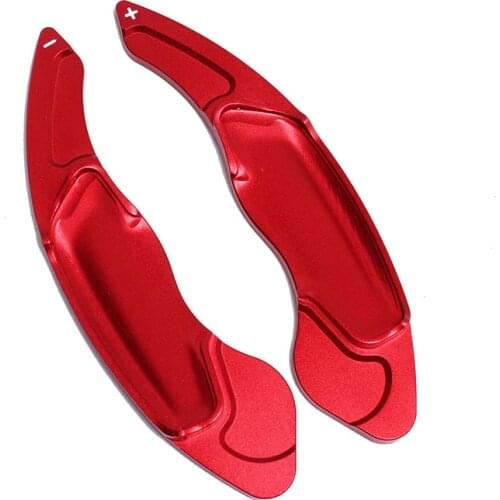 Car Steering Alloy Add-On Steering Wheel DSG Paddle Shifters Extension 2pcs For Volvo S60 2014 2015 2016 2014