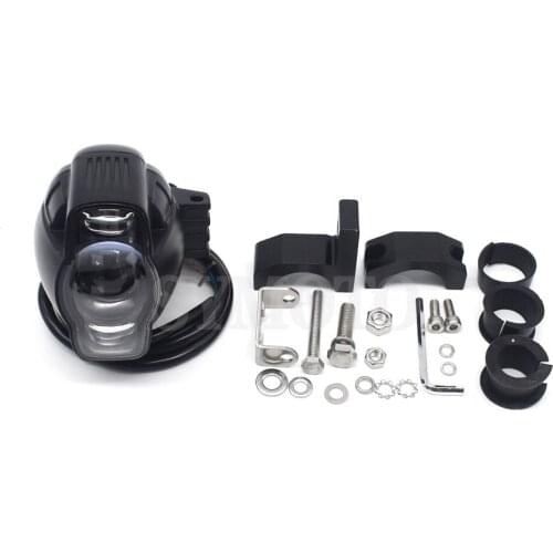 For Honda CB650F CB500F CRF250I CBR900 22-40mm CE Universal Motorcycle Car headlight lamp LED Super Bright Fog light USB Charger