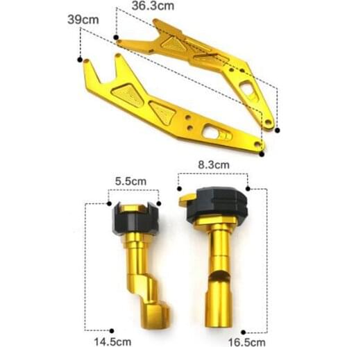 Falling Protectors Motorcycle Frame Slider Anti-Crash Kit For KAWASAKI