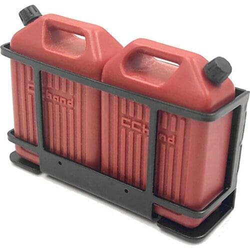 1/10 Simulation Fuel Tank + Metal Bracket (two versions) For Rc Crawler Car