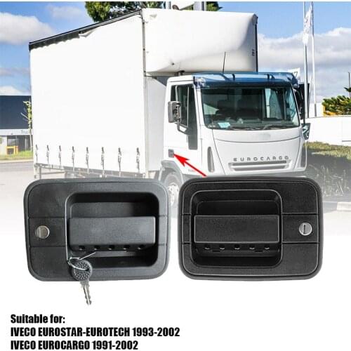 1 Pair FOR IVECO EUROCARGO (97-06) DOOR HANDLES&LOCK RH&LH AM9345 IVBODY1197 500335296 98404709 98404710 98404713 98404714 IVE2