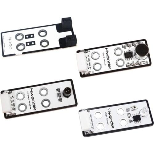 1 pcs Sound Sensor / Light Sensor / Infrared Receiver / Line Follower Module Hiwonder Robot Sensor Compatible with Arduino