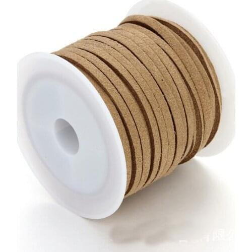 10 Meters 2.8 mm Width Suede Velvet Leather Cords Korean Thread String Ropes Material For Handmade DIY Bracelets Jewelry Making