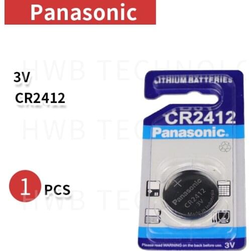 100% Original New For Panasonic CR2412 3V Lithium Coin watch Key Fobs Battery For swatch watch For LEXUS Car Controller CR 2412