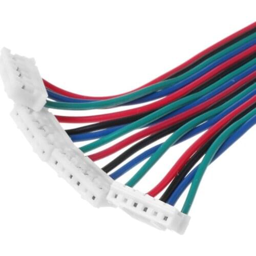 4pcs 100cm 4pin Stepper Motor Cables XH2.54 Terminal Wire For 3D Printer NEMA 17 Stepper Motor