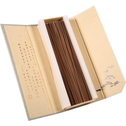 180pcs/pack Oriental Buddha Buddhist Aroma Nature Incense Sticks + Case Sandalwood for Home