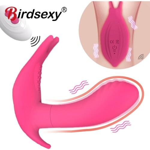 Butterfly Wearable Dildo Vibrators for Women Masturbator Wireless Remote Control Vibrating Panties Sex toys for Couple Sex Shop