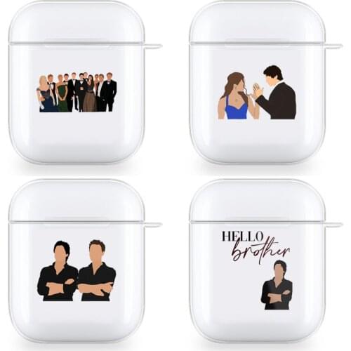 Damon Stefan Vampire Diaries Soft TPU Case For Apple Airpods 1/2 Protective Cases Bluetooth Wireless Earphone Cover