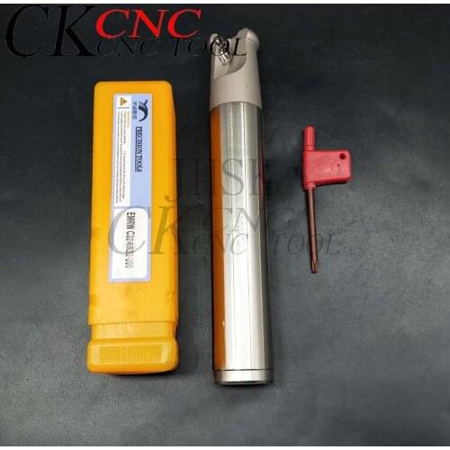 EMRW 6R round nose milling cutter C32 super shock-resistant 200mm 2 Flute tool holder boring bar holder for RPMT cutting tools