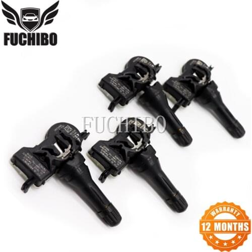 FUCHIBO 4PCS 68252493AB TPMS For ChryslerJeepDodge Durango Dart 68105280AF Tire Pressure Monitor Sensor 68193586AA 68313387