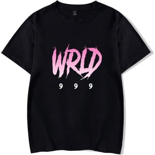 Rapper Juice Wrld T Shirt Men Women Fashion Classic Letter Print Tshirt Hip Hop Popular Short Sleeve Tee Harajuku Summer T-shirt