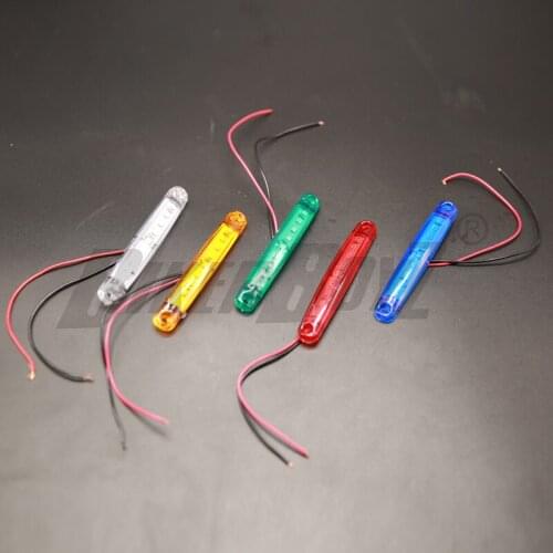 10pcs 12V/24V 9SMD Truck lights led marker light Car Bus Truck Lorry Side Marker Indicator Trailer Light Rear Side Lamp