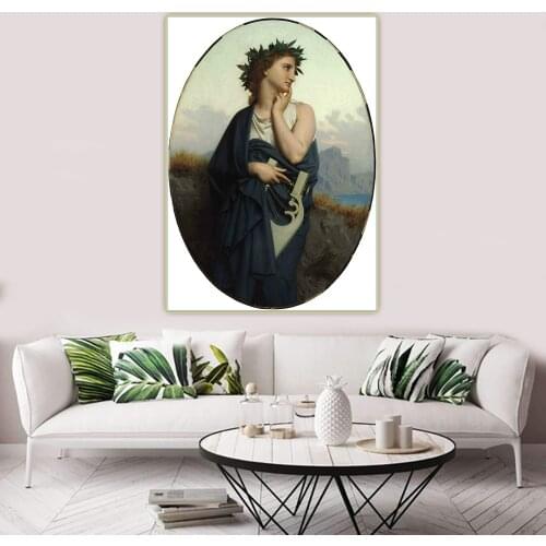 Citon William Adolphe Bouguereau《Philomela》Canvas Oil Painting Artwork Poster Picture Wall Background Decor Home Decoration