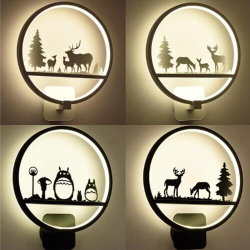 Lamp Bedroom Bedside LED Wall Lamp Aisle Stairs LED Lighting Children Room Creative Lamps Wall Sconces Living Room Wall Light