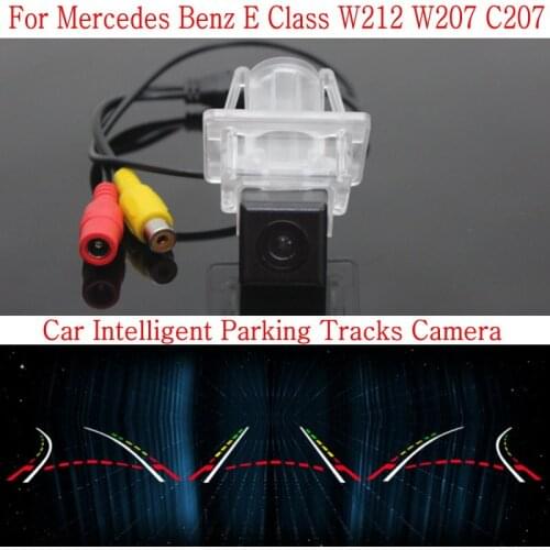 Lyudmila Car Intelligent Parking Tracks Camera FOR Mercedes Benz E Class W212 W207 C207 / HD Back up Reverse Rear View Camera