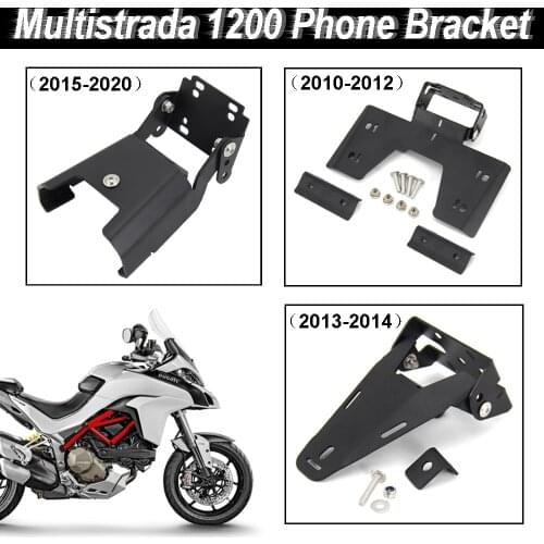 NEW Motorcycle Stand Holder Smartphone Phone GPS Navigation Plate Bracket For Ducati Multistrada 1200