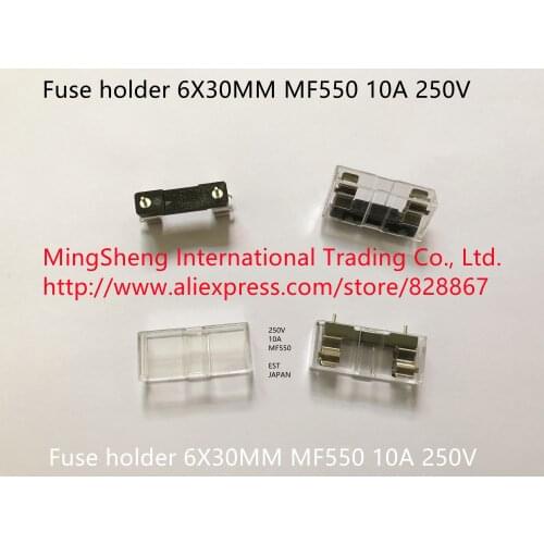 Original new 100% fuse holder 6X30MM MF550 10A 250V