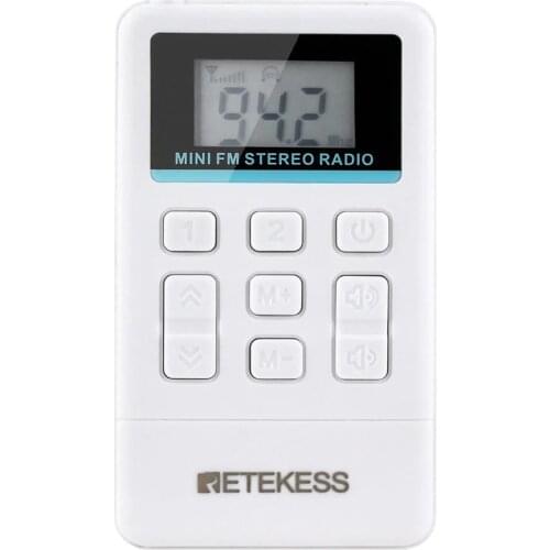 Tr612 Portable Fm Radio 50-108mhz With Earphone Stereo Receiver