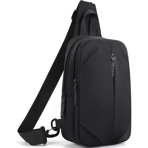SUUTOOP Men Multifunction Fashion USB Shoulder Bag Waterproof Crossbody Travel Sling Bag Pack Messenger Pack Chest Bag for Male