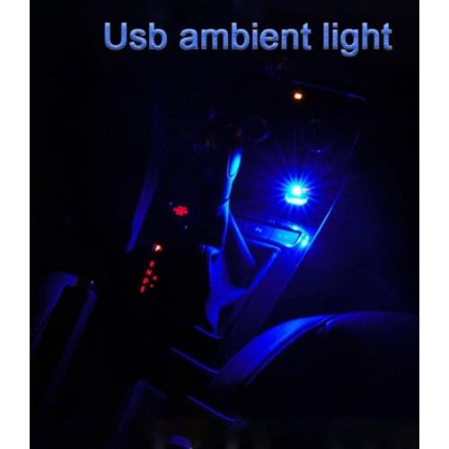 Led Car Atmosphere Light USB Cigarette Lighter Decorative Lights Atmosphere Lights Car Home General Car Mini Night Lights