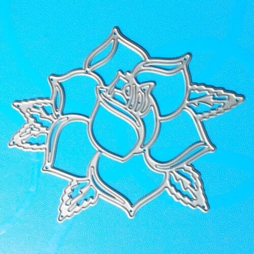 YLCD221 Flower Metal Cutting Dies For Scrapbooking Stencils DIY Album Cards Decoration Embossing Folder Die Cutter Template Mold