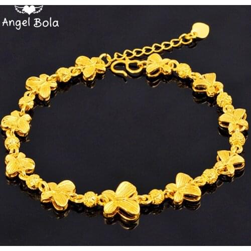 Ladies Gold Dubai Bride Wedding Ethiopian Turkey Bracelet Arabian Jewelry Charm Muslim Bracelets Holiday Gift Wholesale