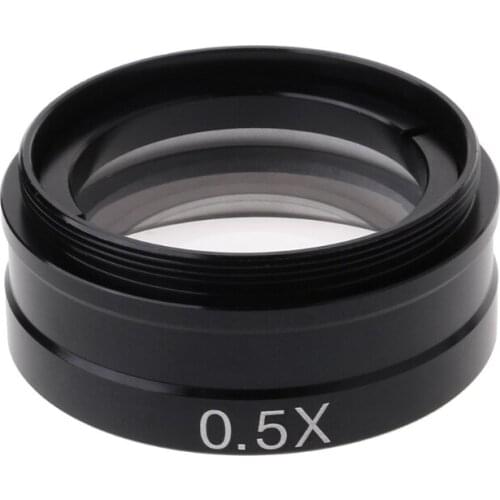 0.5X Barlow Lens Auxiliary Objective Glass for XDC-10A Microscope C-MOUNT Lens