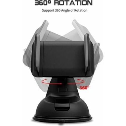 1Pcs Universal Car Phone Holder Dashboard Stand 360 Degree Cell Mount GPS Support For IPhone Xiaomi Samsung Huawei