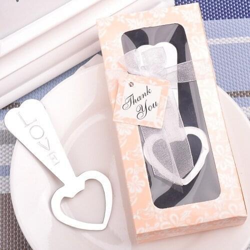 100pcs LOVE Bottle Opener Key Wine Opener Heart Shape Beer Bottle openers for party gift bar