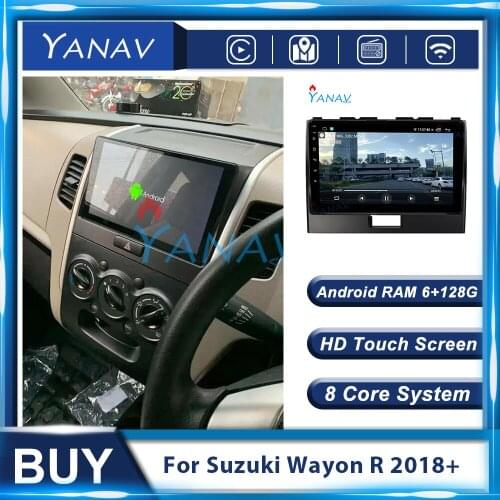 128G Android Multimedia Player GPS Navigation Car Radio For Suzuki Wayon R 2018+ Auto Stereo Receiver Video Touch Screen