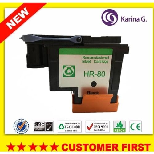 1PK Black Remanufactured for HP80 printhead for Designjet 1000 1050c 1055cm inkjet printer