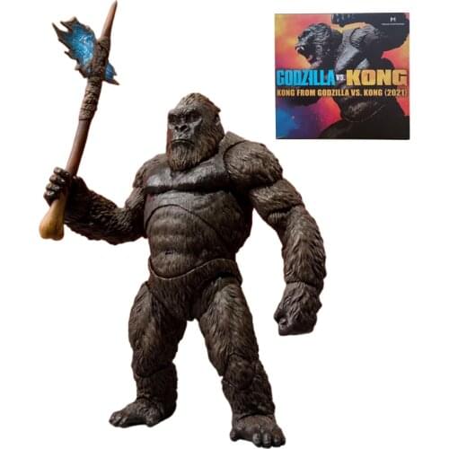 2021 Godzillas Vs. King Kong S.H. MonsterArts Movie Version Action Figure Collection Model Boy Toy Gifts