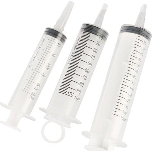 60ml/100ml/150ml Poultry And Pet Feeding Syringe Chicken Birds Poultry Feeding Syringe Immature Animal Rearing Accessories