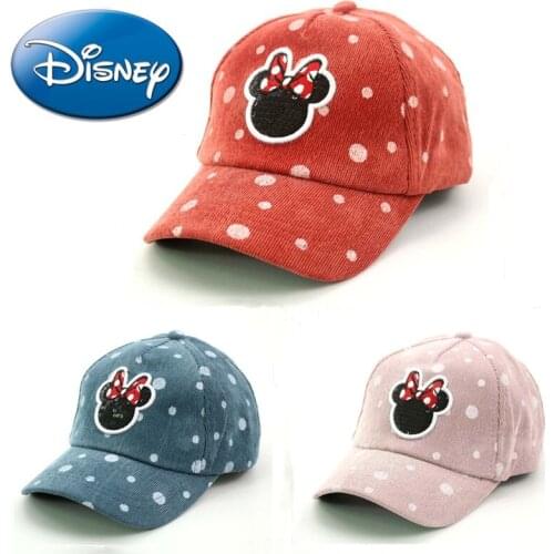 Anime Disney Children Cute Mickey Embroidery Baseball Cap Summer Outdoor Fashion Candy Color Cartoon Baseball Hat Shipping Free