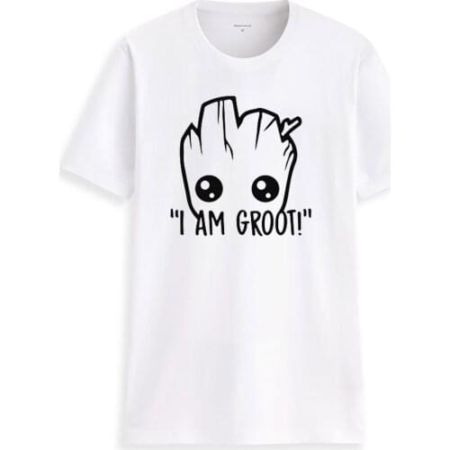 Marvel The Avengers Guardians of The Galaxy T-Shirts I'm The Groot Unisex Casual Street T-shirt 3D Printing Graphic T Shirts Top
