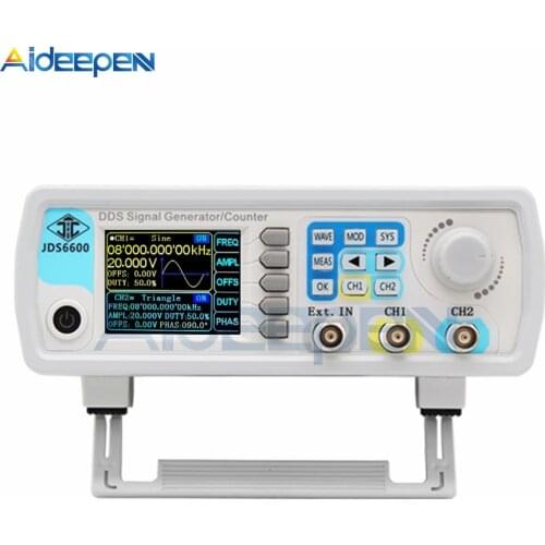 JDS6600 15M Dual-channel Digital DDS Function Signal/Arbitrary Waveform Generator Sweep Signal Generator /Frequency Meter