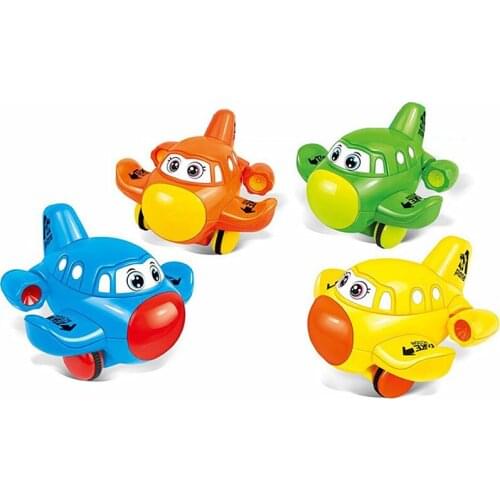 Mini Inertia Cartoon Aircraft Inertia Toys Childrens Educational Toys Flying Small Passenger Aircraft Childrens Toys Gifts