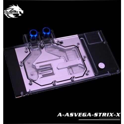 A-ASVEGA-X ,Bykski gpu cooler for ASUS ROG STRIX VEGA 64 Watercooling block Full Cover graphics card gpu water block cooler